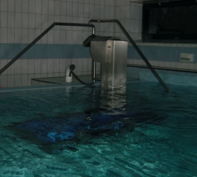 Unterwasserlaufband Humanbereich